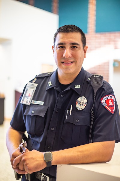 STC police officer and BASOL graduate Michael Medrano STC police officer and BASOL graduate Michael Medrano