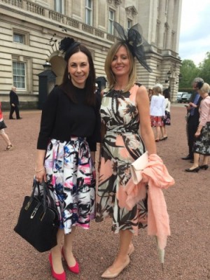 Buckingham Palace - Stephanie Lee (left), Head of Widening Participation and Outreach and Alison Gregory, Student Recruitment and Widening Participation Officer attended a garden party at Buckingham Palace Buckingham Palace