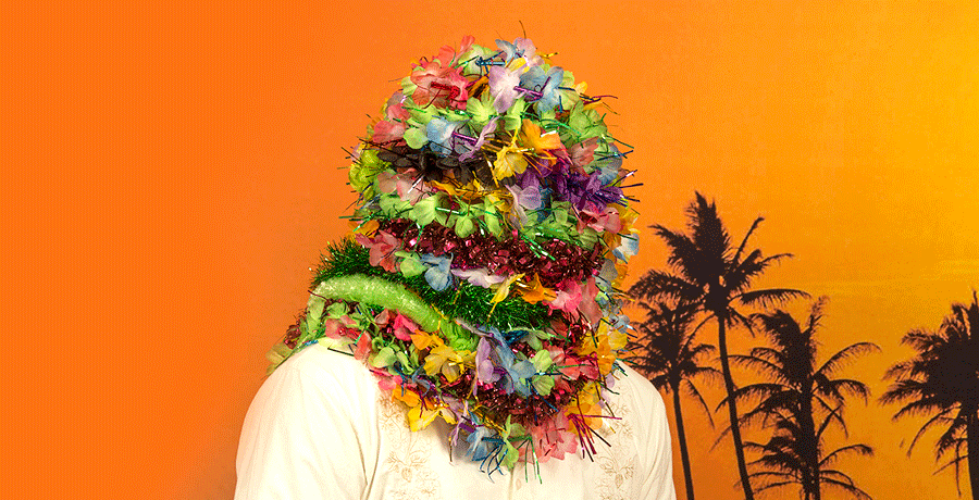 Man with lei