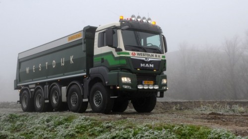 MAN TGS 50.500 WSA-H voor Westdijk Transport