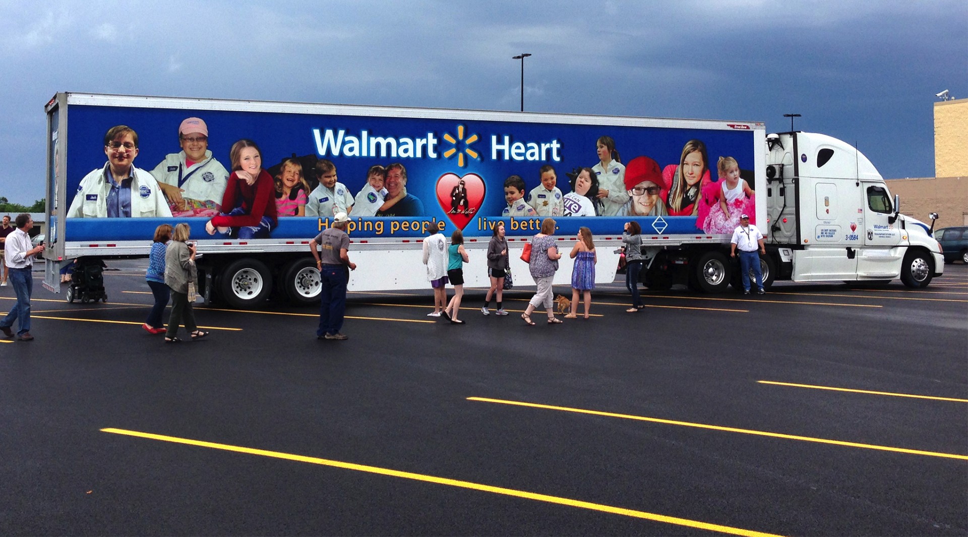 great dane supports walmart heart program celebration in kewanee il walmart in silvis