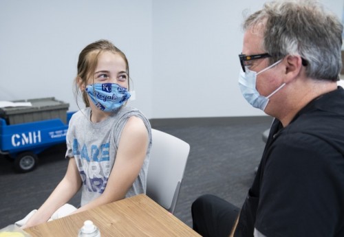 Children's Mercy vaccine clinic - May 17, 2021 Children's Mercy vaccine clinic
