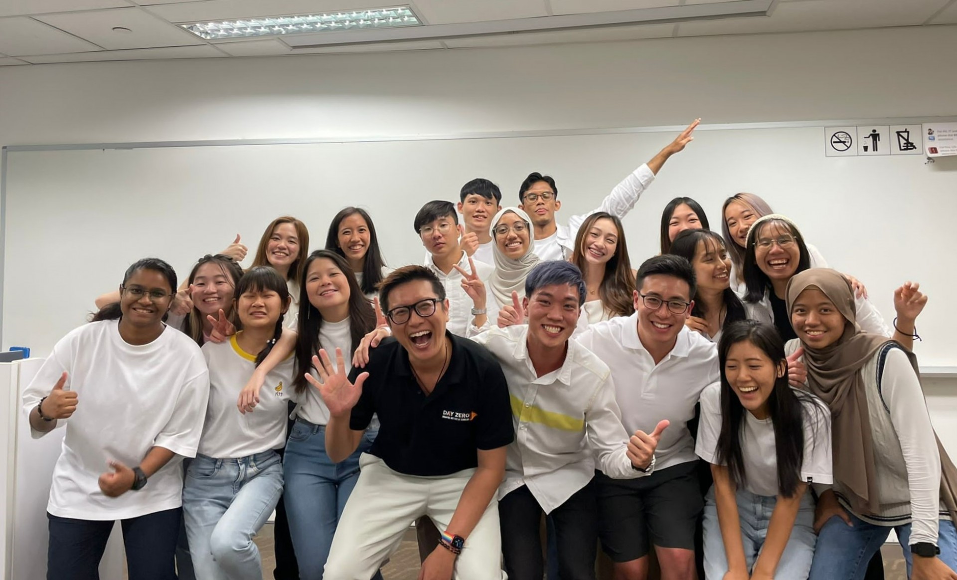 Gabriel with SAOTSC Year 2 and 3 Student Committee members Gabriel with SAOTSC Year 2 and 3 Student Committee members