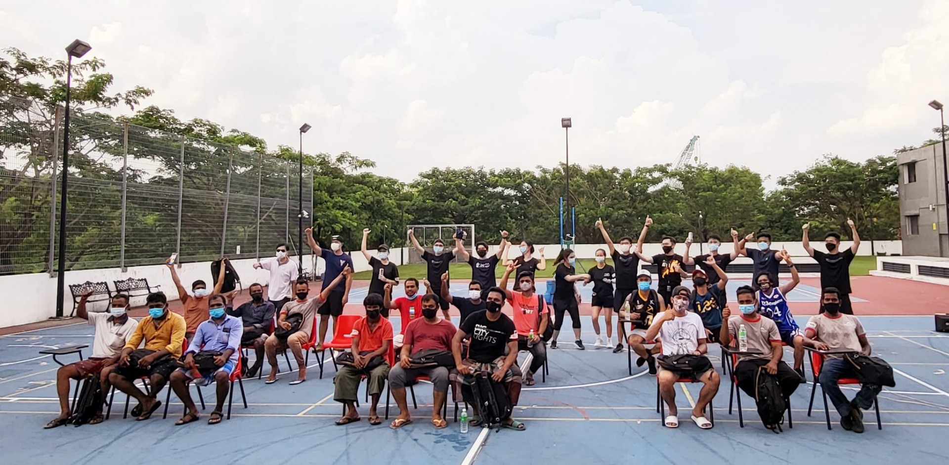 Group photo of SITintegrates and migrant brothers Group photo of SITintegrates and migrant brothers