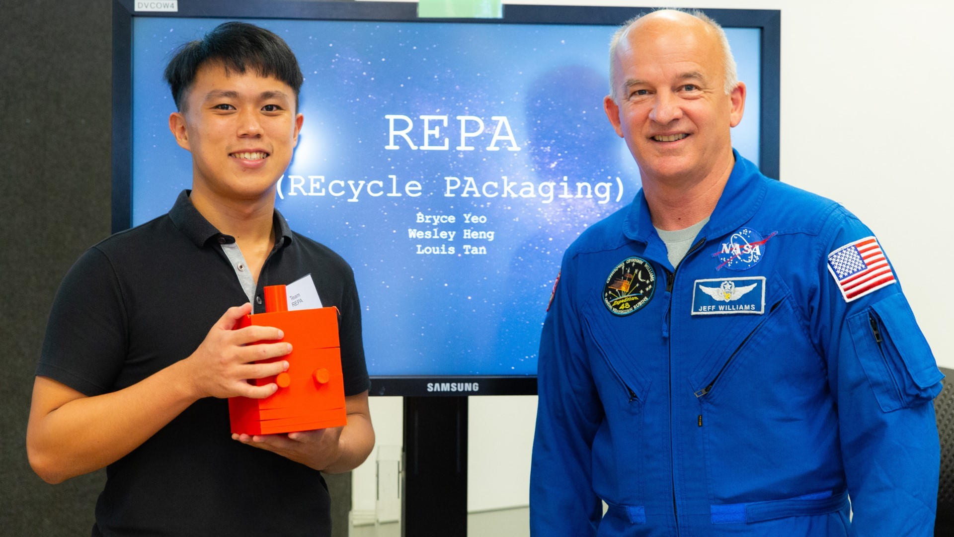 Hero Image Jeffrey N.Williams with winning team (REPA) rep Louis Tan Hero Image Jeffrey N.Williams with winning team (REPA) rep Louis Tan