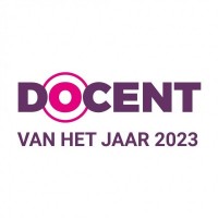 Docent van het Jaar 2023 logo vierkant Docent van het Jaar 2023 logo vierkant