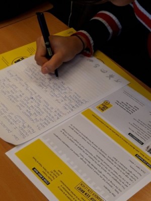 Student SJD schrijft - Write for Rights Amnesty Student SJD schrijft