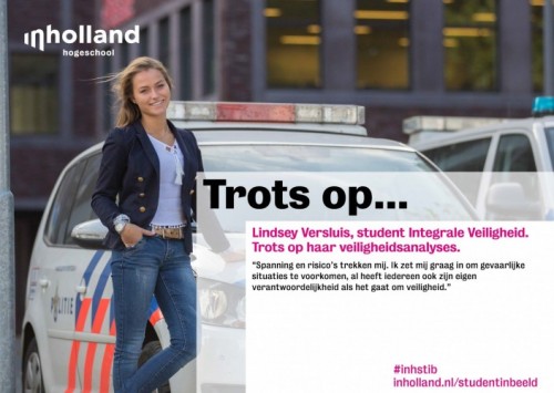 Trots op: Lindsey Versluis, student Integrale Veiligheid - Inholland Rotterdam Trots op: Lindsey Versluis, student Integrale Veiligheid