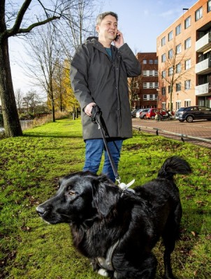 Ed Roozendaal: 'Klaar met werken, is klaar met werken' - NEDERLAND - Hogeschool InHolland campagne thuiswerken. - FOTO GUUS SCHOONEWILLE Ed Roozendaal: 'Klaar met werken, is klaar met werken'