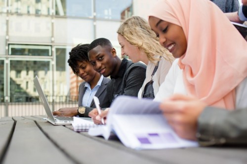 Symposium Superdiversiteit, beeldvorming en studiesucces - Stockfoto Symposium Superdiversiteit, beeldvorming en studiesucces