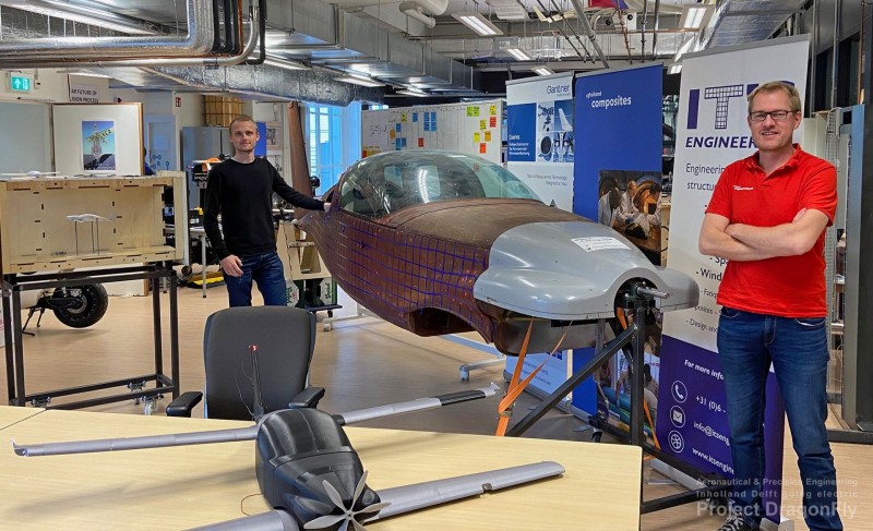 mark ommert en arnold koetje met dragonfly