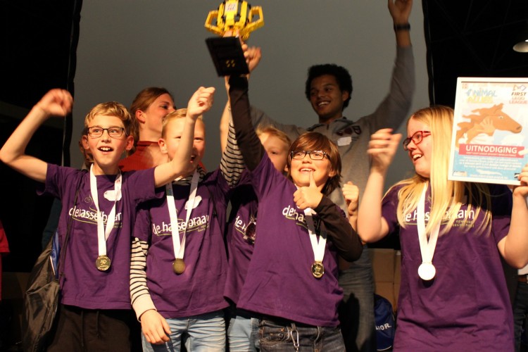 De winnaars: team Hasselbraam