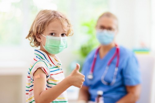 kid getting vaccine kid getting vaccine