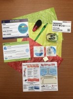 Beach_Safely_Bags - During the June 8, 2021, circle group discussion about beach safety, participating four- and five-year-olds received bags with information to keep them and their families safe while visiting the beach. The topic was part of the week-long curriculum covering “Our Beaches” to educate the youngsters about the environment around them, including the Coastal Bend’s beaches and safety measures when visiting them. (Credit: Morris L. Lichtenstein, Jr. Center for Early Learning) Beach_Safely_Bags