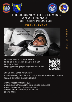 Advance notice - The promotional flyer distributed to California Wing members. Advance notice