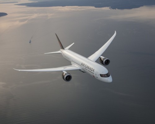 Air-Canada-Returns to Brisbane-B787-9-water - Air-Canada-Returns to Brisbane-B787-9-water