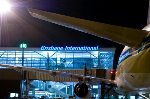 BNE International at night - BNE International at night