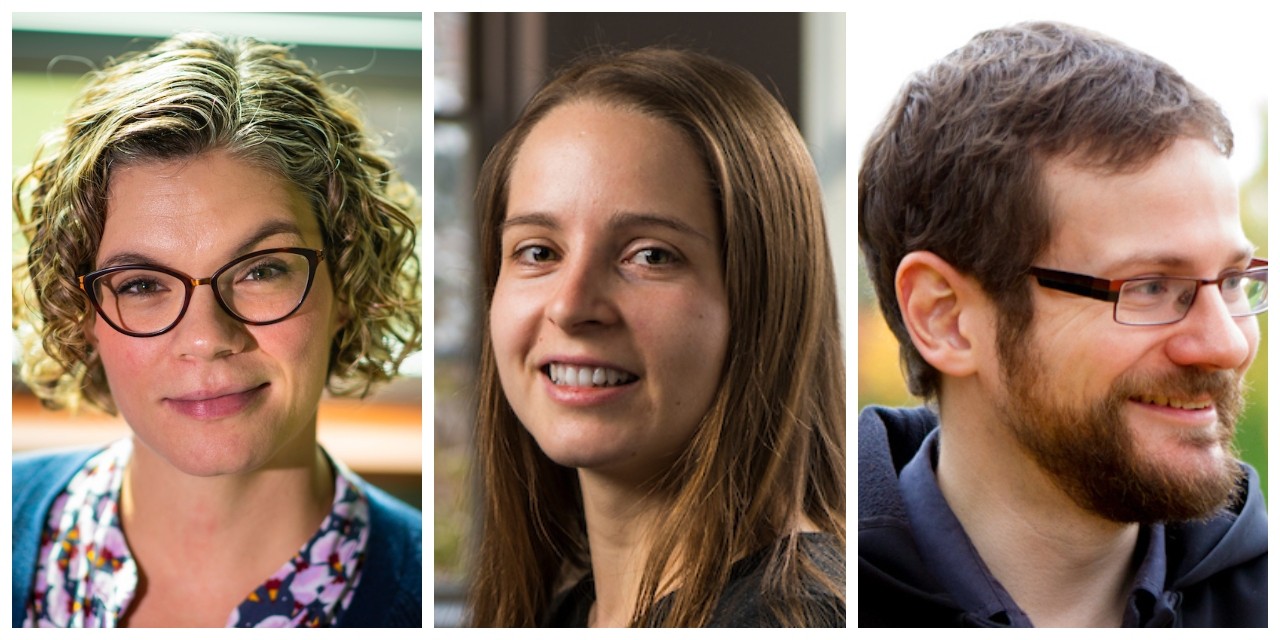 (From left) U of A computing scientists Alona Fyshe, Martha White and James Wright were named CIFAR Artificial Intelligence Chairs today as part of a $125-million national strategy to build on Canada's leadership in developing and applying machine learning. (Photos: Fyshe and White: John Ulan; Wright: Supplied) (From left) U of A computing scientists Alona Fyshe, Martha White and James Wright were named CIFAR Artificial Intelligence Chairs today as part of a $125-million national strategy to build on Canada's leadership in developing and applying machine learning. (Photos: Fyshe and White: John Ulan; Wright: Supplied)