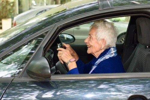senior driver - senior woman driving a car; Shutterstock ID 635383067; Purchase Order: ; Job: ; Client/Licensee: ; Other: senior driver