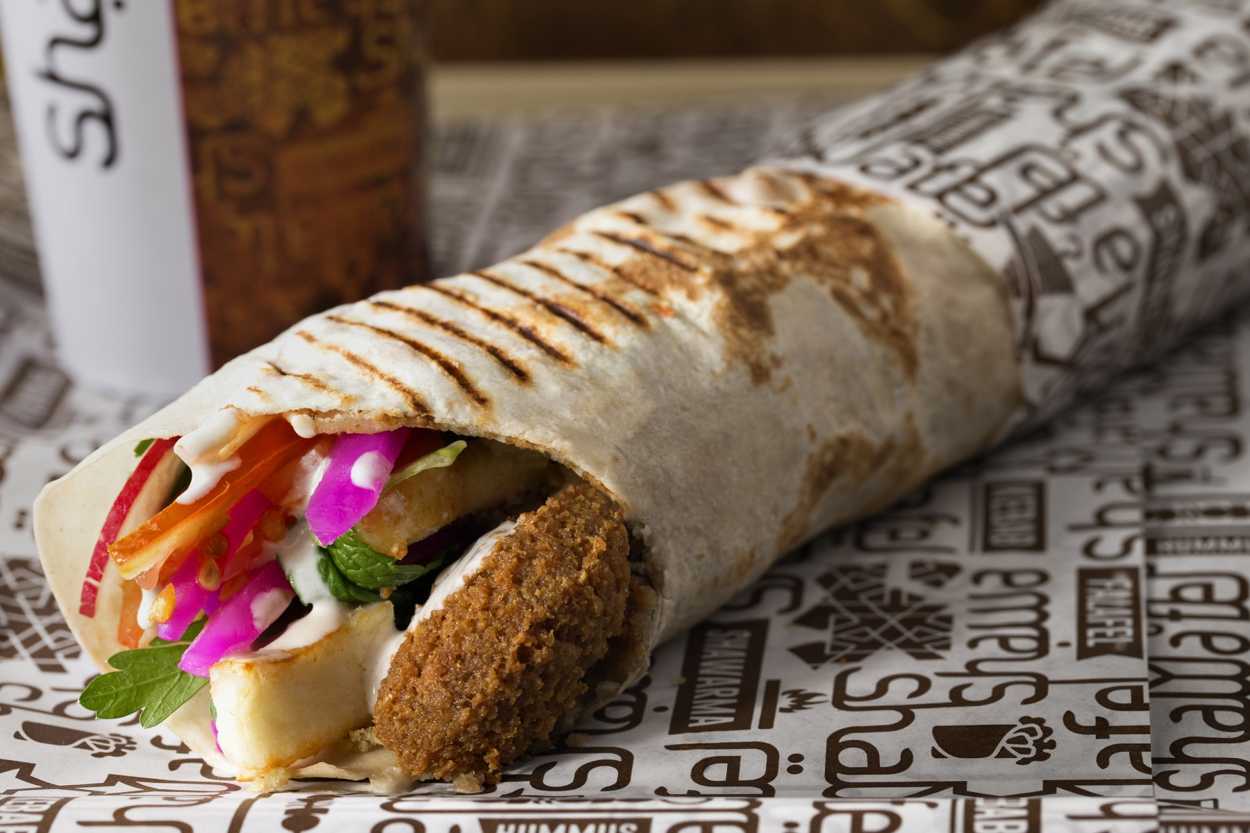 Shawafel_Falafel Halloumi Sandwich - Shawafel_Falafel Halloumi Sandwich Shawafel_Falafel Halloumi Sandwich