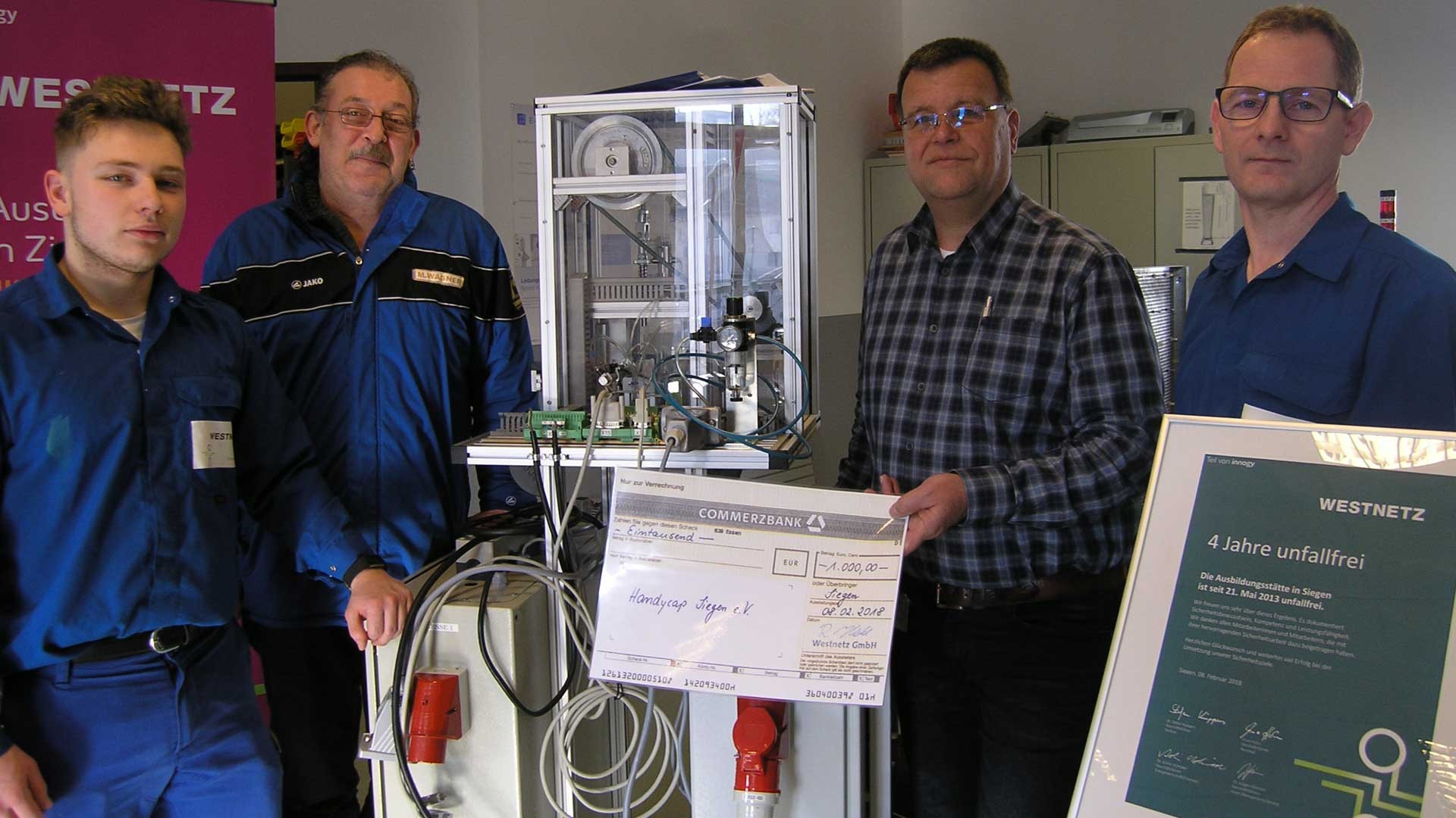 Spende an Verein Handycap Siegen Spende an Verein Handycap Siegen