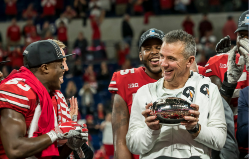 Urban Meyer wins his third Big Ten Championship Urban Meyer wins his third Big Ten Championship