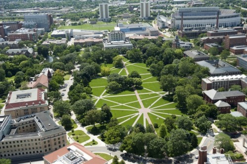 Aerial view of the Oval - Aerial view of the Oval Aerial view of the Oval