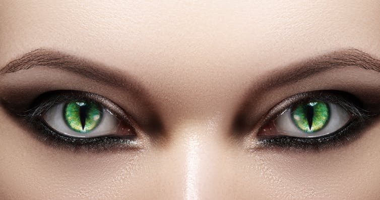 Contact lenses as props