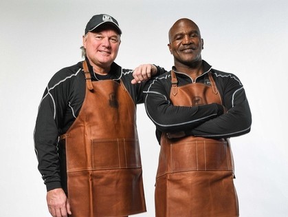 Morten+Andersen+and+Evander+Holyfield