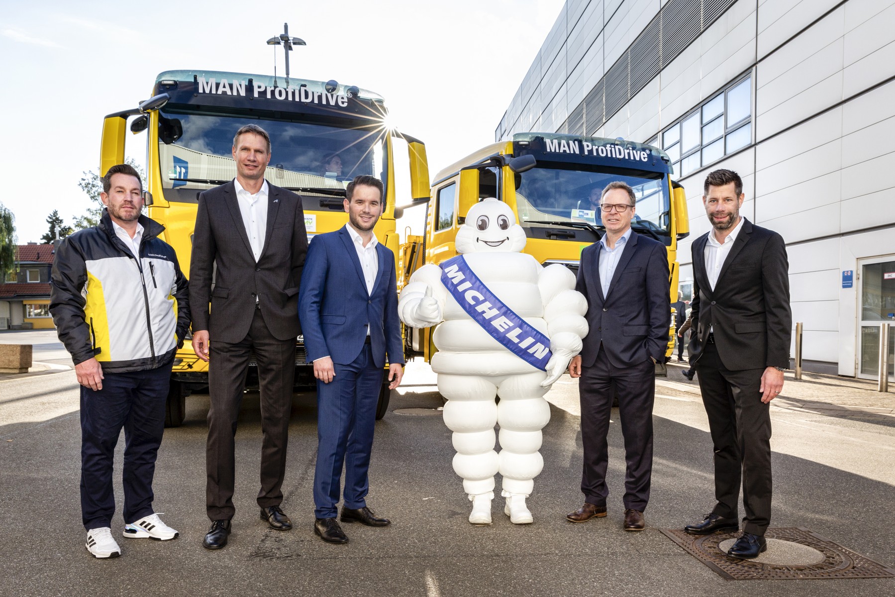 Des pneus Michelin pour ProfiDrive Des pneus Michelin pour ProfiDrive