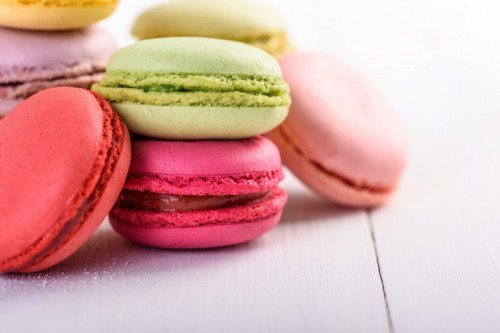 shutterstock_356198447 - French Macaroons On White Boards Background shutterstock_356198447