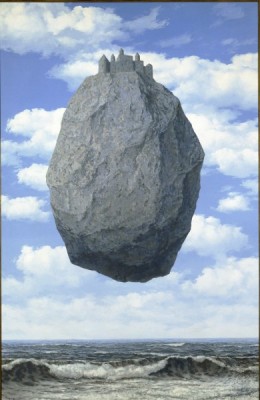 René Magritte, The Castle of the Pyrenees, 1959 © ADAGP, Paris, 2022 Photo ©The Israel Museum, Jerusalem by Avshalom Avital - Rene' Magritte, Belgian, 1898-1967 Le Chateau de Pyrenees (The Castle of the Pyrenees), 1959 Oil on canvas, 200 X 145 cm The Israel Museum, Jerusalem Gift of Harry Torczyner, New York B85.0081 René Magritte, The Castle of the Pyrenees, 1959 © ADAGP, Paris, 2022 Photo ©The Israel Museum, Jerusalem by Avshalom Avital