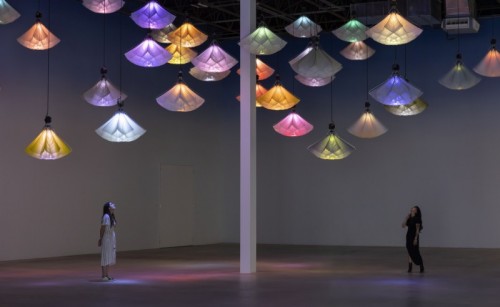 "Meadow" - DRIFT, "Meadow," 2017. Installation view at Superblue Miami, 2021. Photo: Oriol Tarridas Photography. "Meadow"