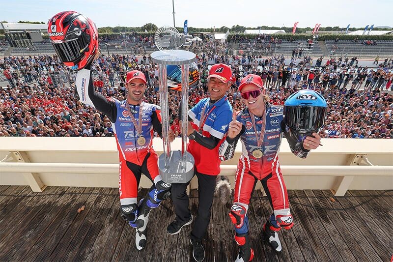 Das Team FIM EWC Meisterschaft_02_BSCER_21-09-22 - The Team F.C.C. TSR Honda France wins the EWC Das Team FIM EWC Meisterschaft_02_BSCER_21-09-22