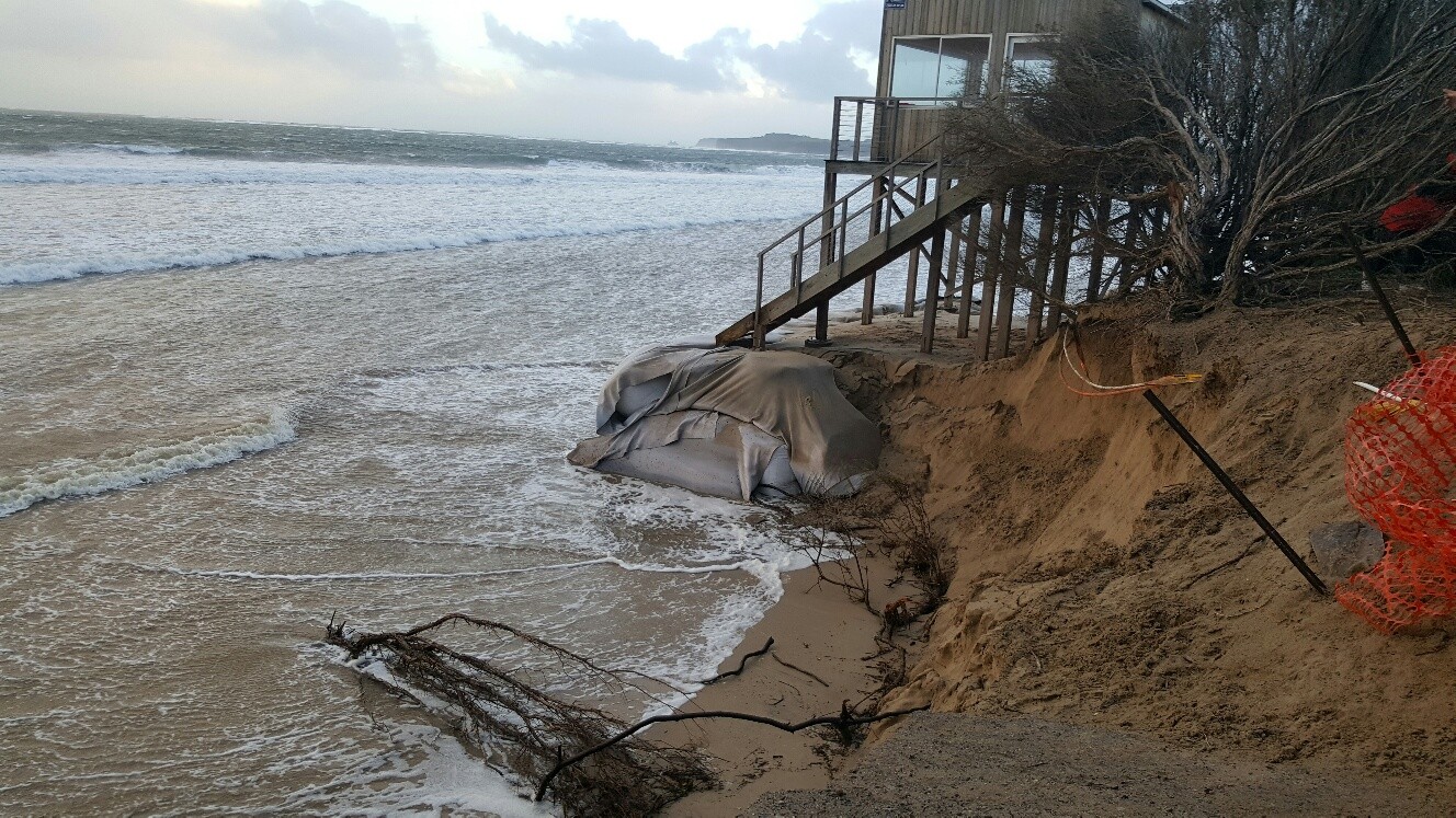 Erosion takes toll on Inverloch Surf Beach