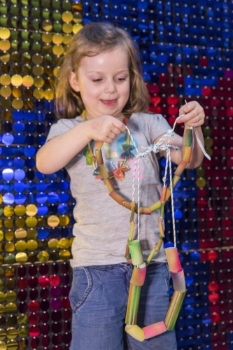 Creating+a+pasta+necklace+%26ndash%3B+one+of+the+activities+in+the+exhibition+Romance+Was+Born%3A+Express+Yourself+for+Kids%21
