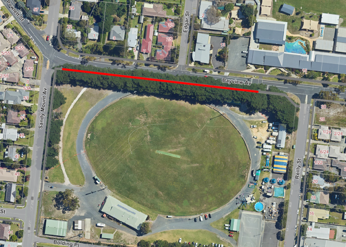 A+new+footpath+and+bus+shelter+will+be+built+along+Bayview+Avenue+in+Inverloch+this+January