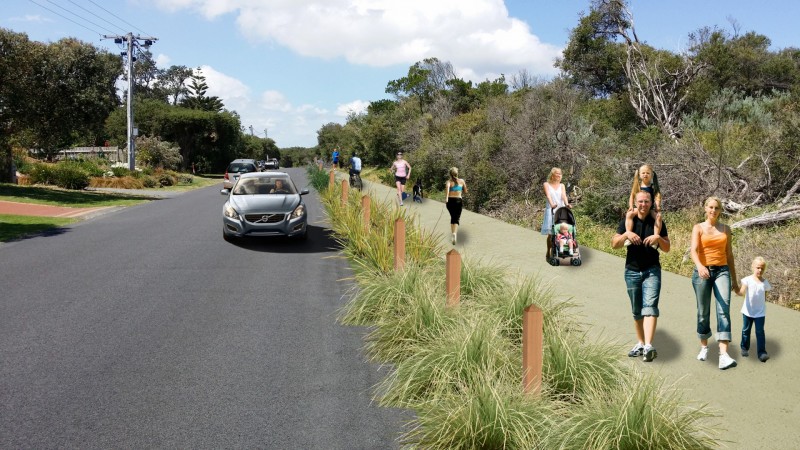 Bass+Coast+Shire+Council+has+revealed+concept+plans+for+the+shared+pathway+along+Surf+Parade+in+Inverloch+to+the+popular+Surf+Beach.