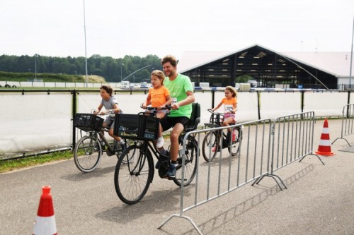 Familie op de fiets - Familie op de fiets