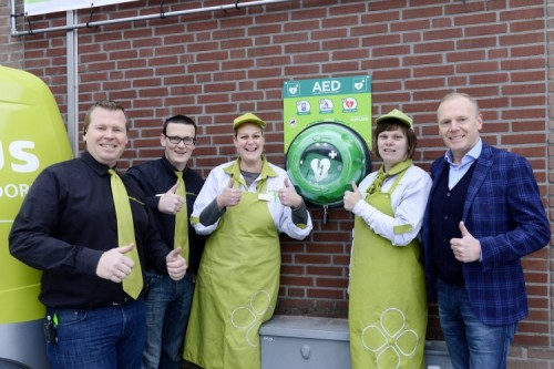 Plus AED - DE BEELDREDAKTIE / ROBERT VOS T.B.V. PLUS RETAIL PERSBERICHT PLUS ALFRED KOEHOORN TE HENDRIK-IDO-AMBACHT D.D. 25.01.2019 AED OP DE GEVEL BIJ PLUS ALFRED KOEHOORN Plus AED