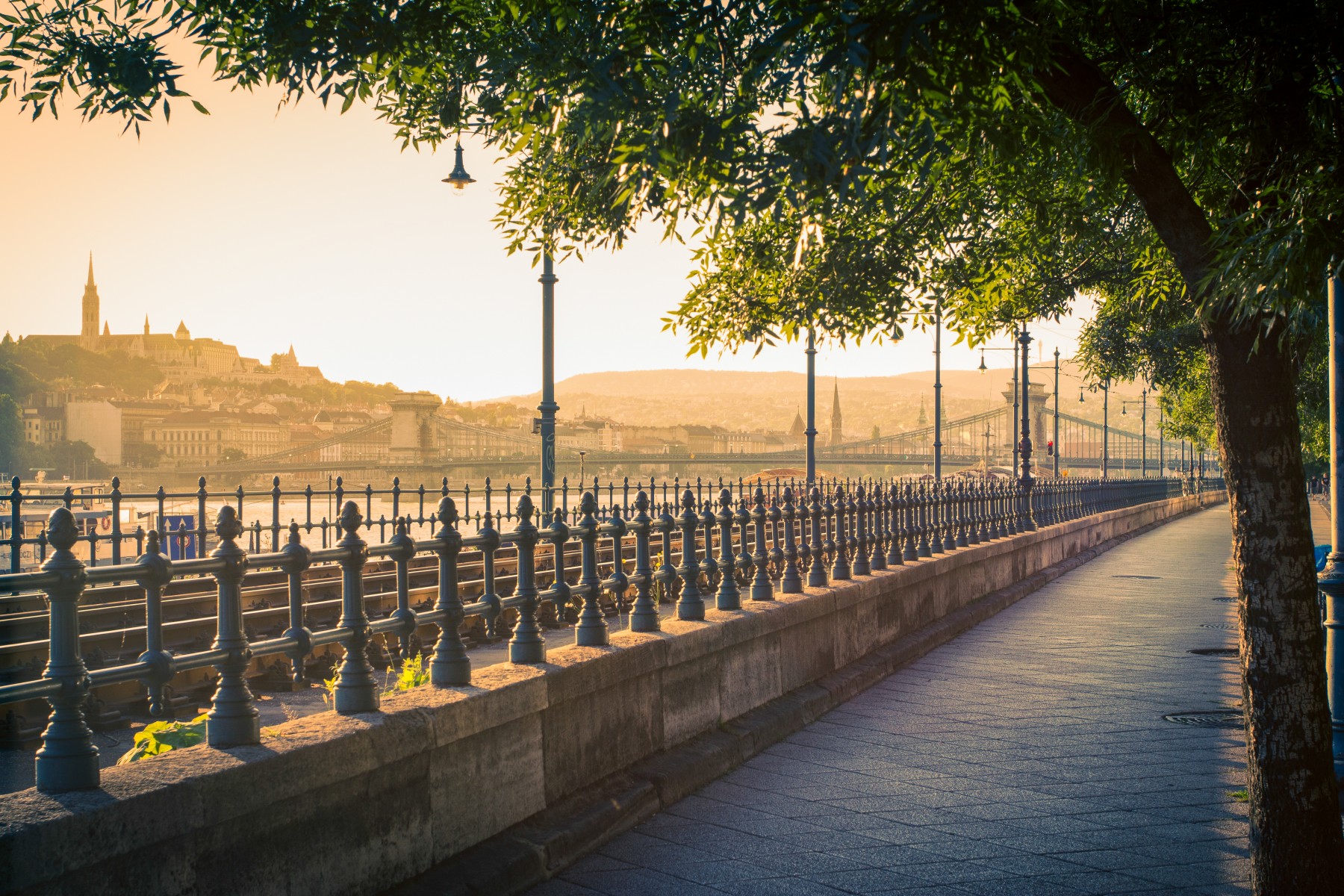 Budapest Riverbank Promenade