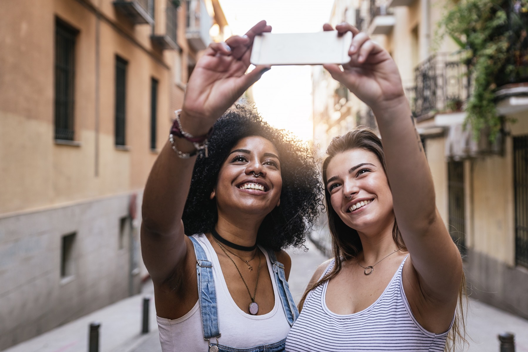 Traveller taking a selfie 2