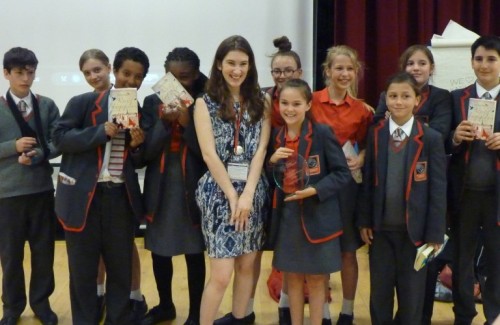 Pupils from Mossbourne Academy meet Katherine Rundell - Pupils from Mossbourne Academy meet Katherine Rundell