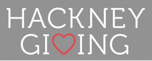hackney giving logo white on grey - hackney giving logo white on grey