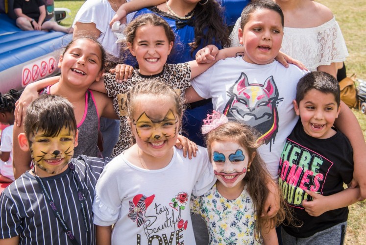 There will be free face painting at the Moving Together fun day
