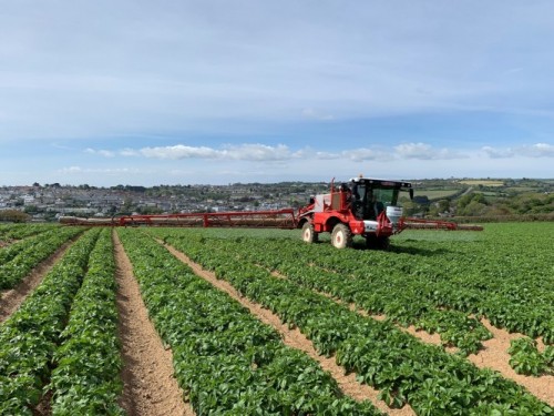 250-Michelin-YieldBib-FG-Pryor-&-Son - FG Pryor & Son has been hugely impressed with the performance of Michelin’s YieldBib tyres on its Bateman RB35 sprayer. 250-Michelin-YieldBib-FG-Pryor-&-Son