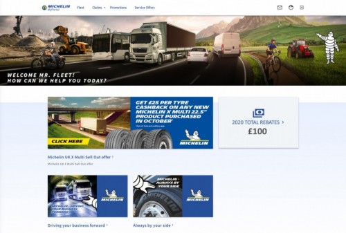 431-Michelin-MyPortal - Michelin MyPortal gives commercial vehicle customers direct access to expert online tyre advice, the latest promotions, services and news. 431-Michelin-MyPortal