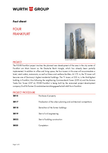 Factsheet: FOUR Frankfurt