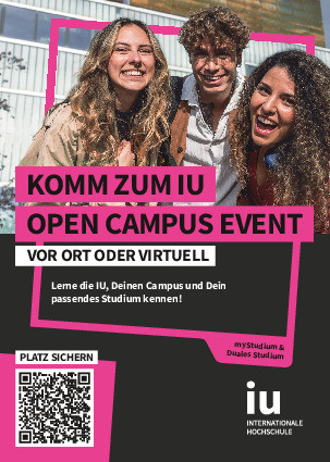 IU Open Campus Event am 16. November