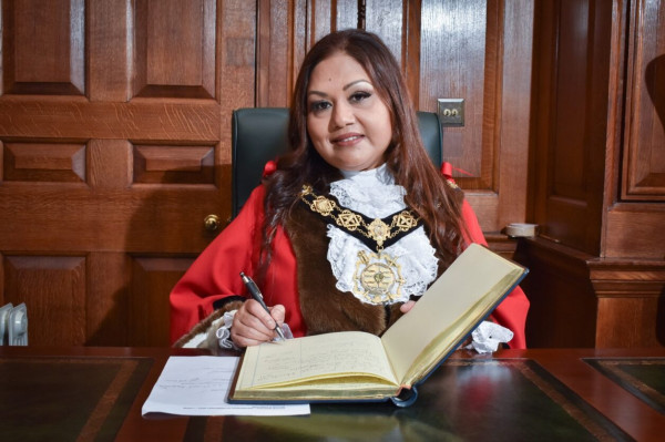 Councillor Samata Khatoon, Mayor of Camden 